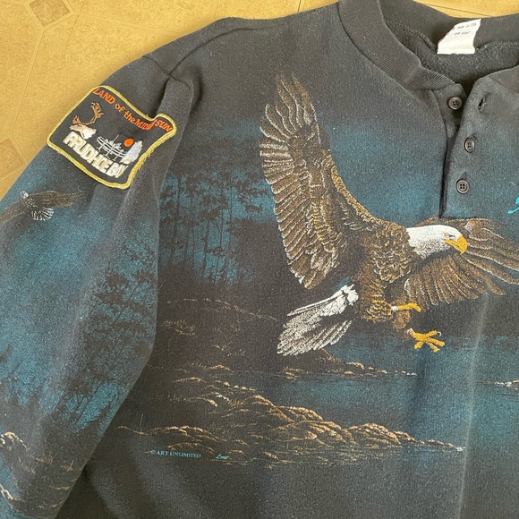 Vintage All Over Print Art Unlimited Sweatshirt Size XXL - Picture 2 of 6